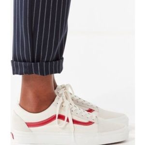vans cream red